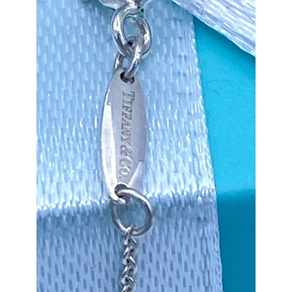 Authentic Tiffany & Co Elsa Peretti Small Open Heart Pendant Necklace 16" - Picture 11 of 11